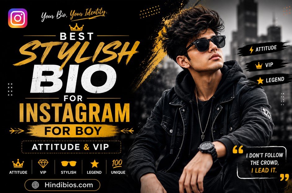 Best Stylish Bio for Instagram for Boy
