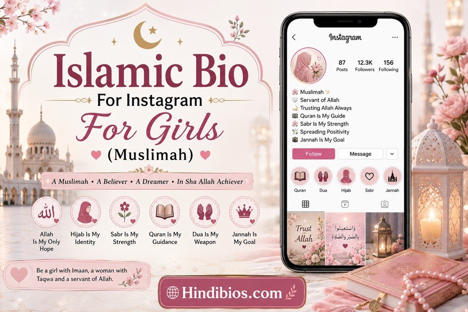 Islamic Bio For Instagram For Girls (Muslimah